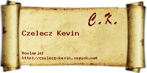 Czelecz Kevin névjegykártya
